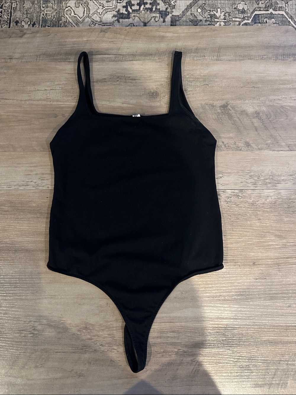 bp Black Tank-Style One-Piece Bodysuit
